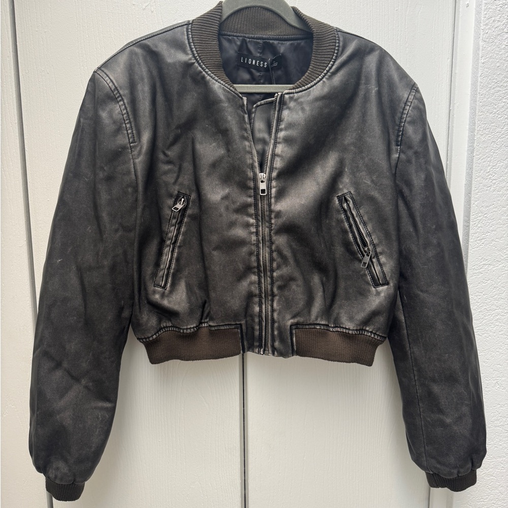 Lioness Charcoal Bomber Jacket
